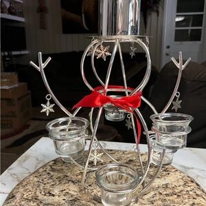 International Silver Co. • Snowman • Multi-Votive • Candle Holder